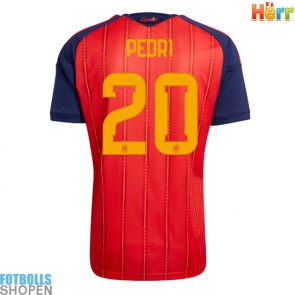Billiga Spanien Pedri Gonzalez #20 Hemmatröja VM 2026 Kortärmad